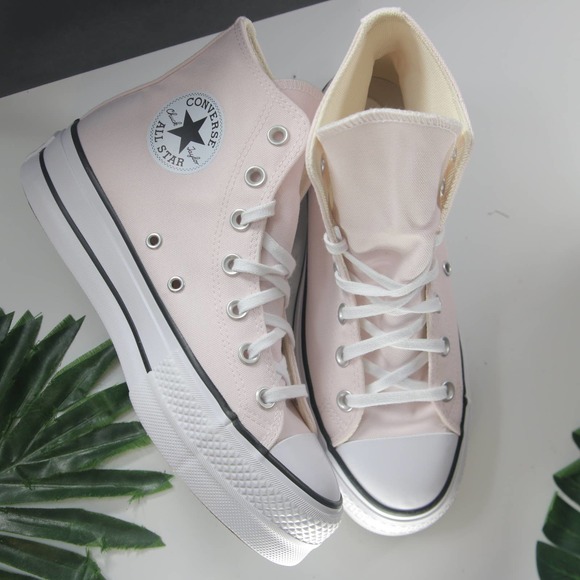 Converse Shoes - Converse Platform Chunky Light Pink White Women's Sneakers A05135f
